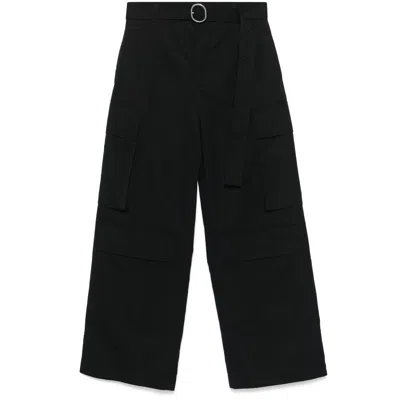 Jil Sander Black Trousers - Wide-leg Trousers Men