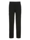 Jil Sander Tailored Wool Ankle Pants In Black