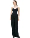 Jil Sander Black V-neck Body In Black