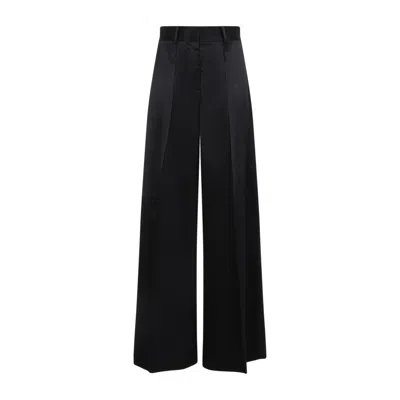 Jil Sander Black Viscose Pants