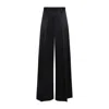 Jil Sander Black Viscose Pants In Black