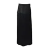 Jil Sander Floor-length Straight Skirt In Black