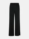 Jil Sander Black Viscose Trousers In Black