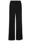 Jil Sander Womens  Straight-leg High-rise Woven-blend Trousers In Black
