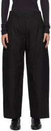 Jil Sander Black Water-repellent Trousers