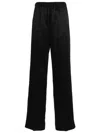 Jil Sander Relaxed Fit Jogging Pant With Tuxedo Band In Black