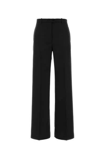 Jil Sander Black Wool Blend Pant