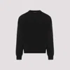 Jil Sander Wool-blend Pullover Sweater For Men In Black