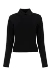 Jil Sander Woman Black Wool Blend Sweater