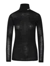 Jil Sander Black Wool Blend Sweater In Black
