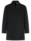 Jil Sander Black Wool Blouse Women In Black