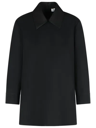 Jil Sander Black Wool Blouse Women