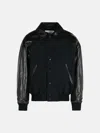 Jil Sander Black Wool Bomber Jacket