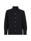 Jil Sander Black Wool Canvas Shirt