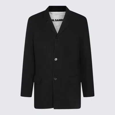 Jil Sander Black Wool Casual Jacket