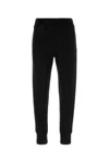 Jil Sander Wool Joggers With Elastic Waistband And Ribbed Cuffs In Black