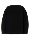 Jil Sander Black Wool Oversize Sweater In Black