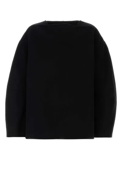 Jil Sander Black Wool Oversize Sweater