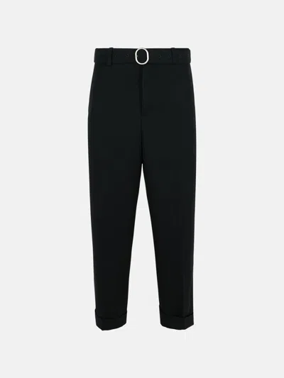 Jil Sander Black Wool Pants