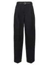Jil Sander Relaxed Fit Jogging Pant With Tuxedo Band In Black