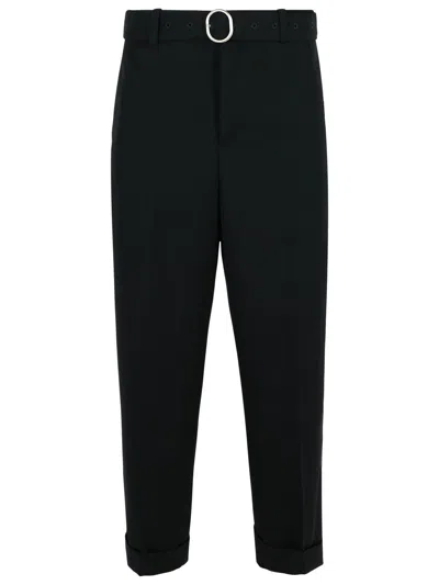 Jil Sander Black Wool Pants Men