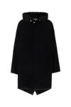 Jil Sander Black Wool Parka