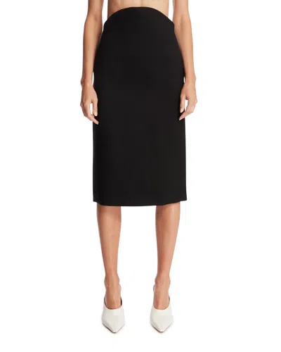 Jil Sander Black Wool Sabl Skirt