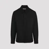 Jil Sander Long-sleeve Wool Shirt In Black