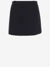 Jil Sander Wool Skirt In Black