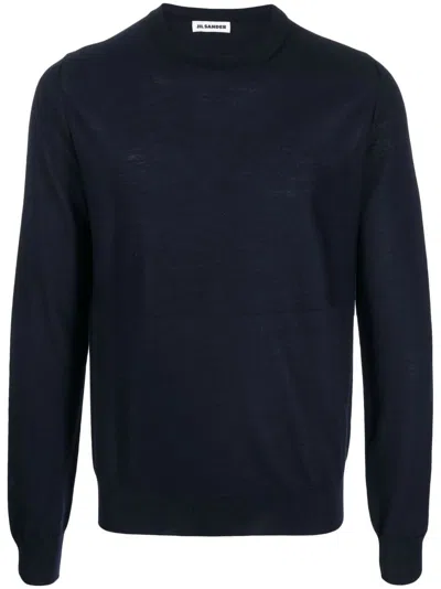 Jil Sander Black Wool Sweater