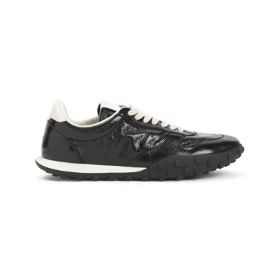 Jil Sander Black/white Low Top Sneakers