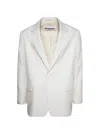 Jil Sander Blazer 55 Tm Natural In White