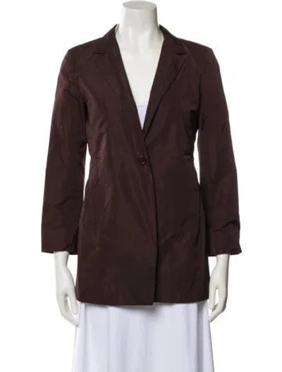 Pre-owned Jil Sander Blazer In Brown