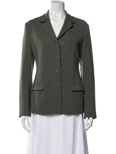 Pre-owned Jil Sander Blazer In Green