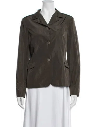 Pre-owned Jil Sander Blazer In Green