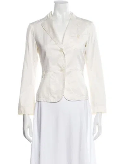 Pre-owned Jil Sander Blazer In White