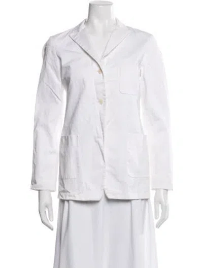 Pre-owned Jil Sander Blazer In White