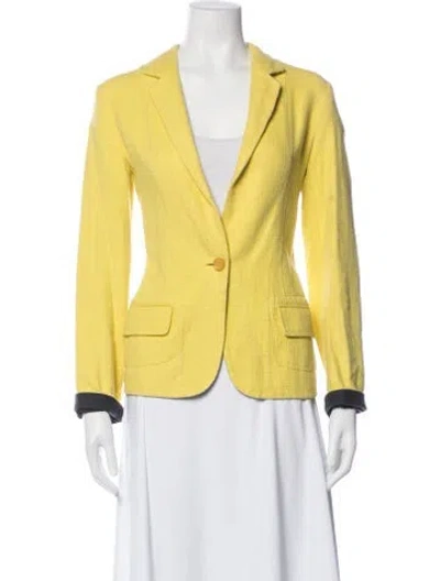 Pre-owned Jil Sander Blazer In Yellow