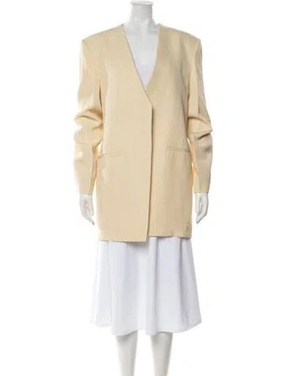 Pre-owned Jil Sander Blazer In Yellow