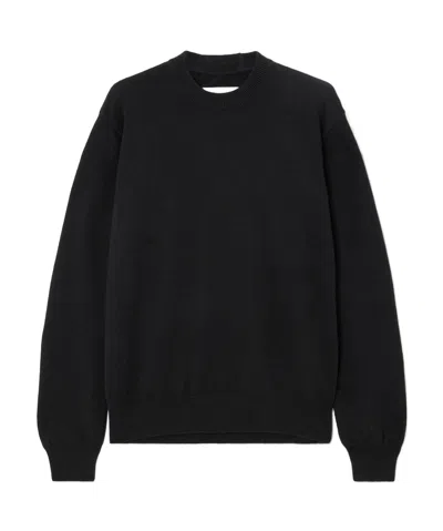 Jil Sander Blended Sweater In Black