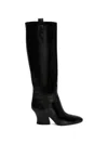 Jil Sander Block-heel Boots In Black
