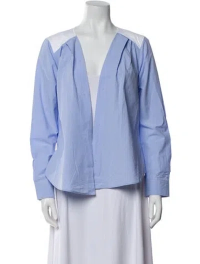 Pre-owned Jil Sander Blouse In Blue