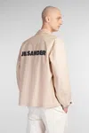 Jil Sander Blouson 03 Casual Jacket In Beige Cotton In Beige