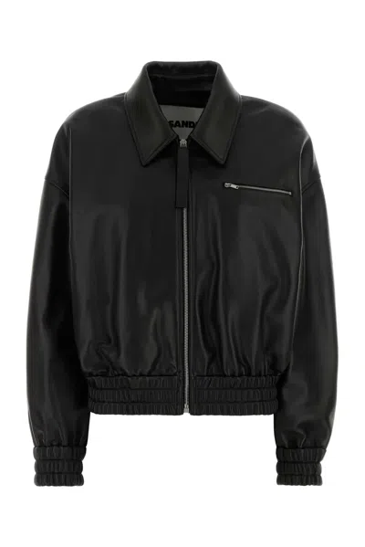 Jil Sander Blouson Jacket In Black