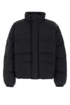 Jil Sander Midnight Blue Nylon-blend Down Jacket In Black