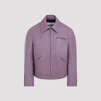 JIL SANDER OVINE LEATHER JACKET
