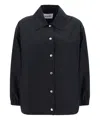 Jil Sander Women Black Cotton Windbreaker