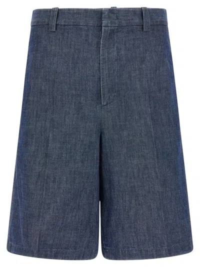 Jil Sander Blue 210 Bermuda Shorts