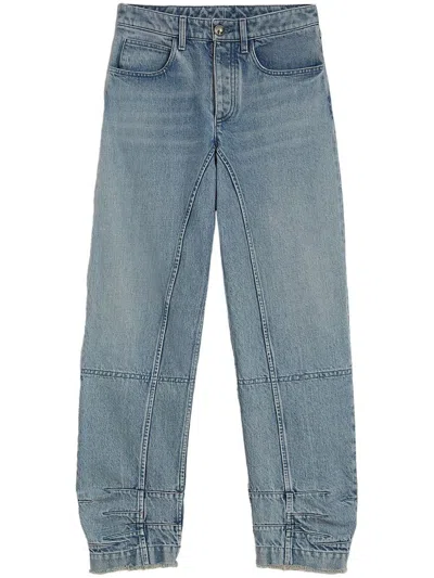 JIL SANDER BLUE COTTON DENIM JEANS