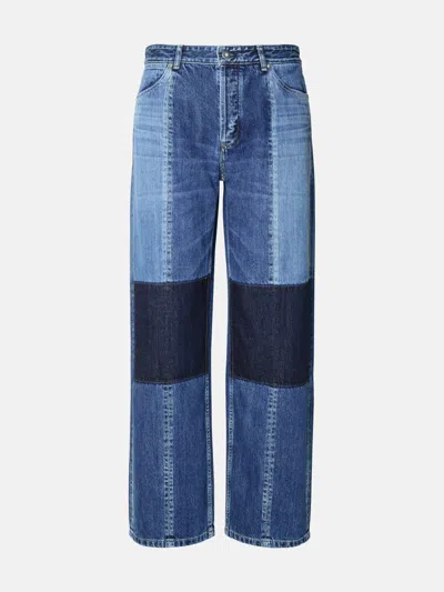 Jil Sander Blue Cotton Jeans